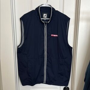 PBR LOGO. Foot Joy Men's Navy Vest